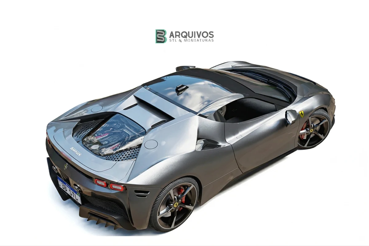 Modelo 3D STL - Ferrari SF90 — foto 2